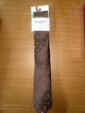 Goodfellow & Co Brown Micro-Pattern Men's Tie